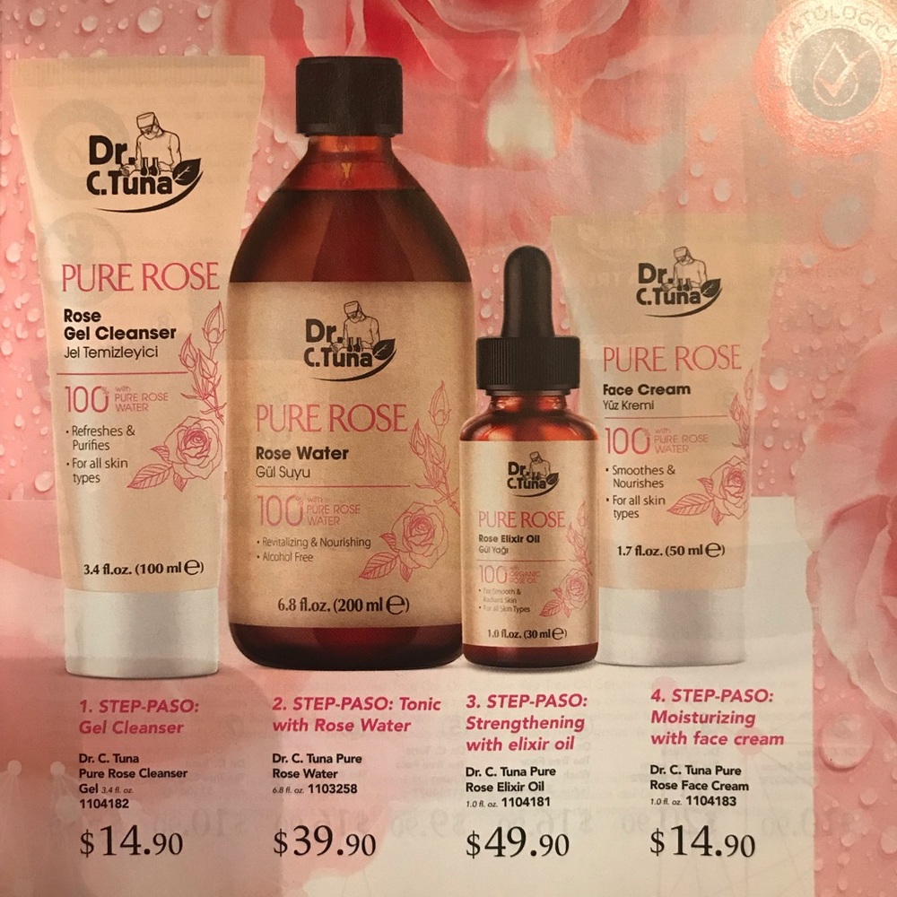 Rose Water skincare!